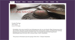 Desktop Screenshot of living-shiatsu.com